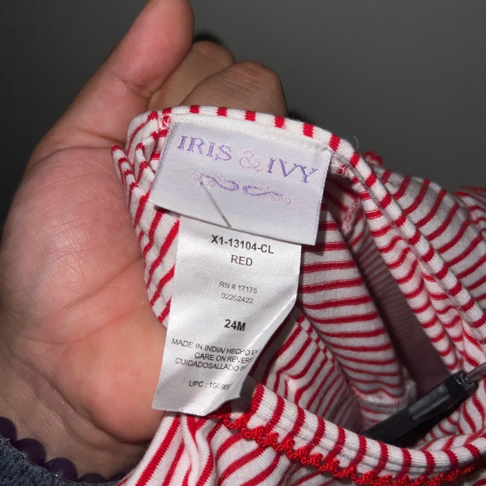 NWT Iris & Ivy Christmas romper - Picture 5 of 5